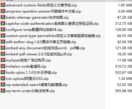modown主题插件分享