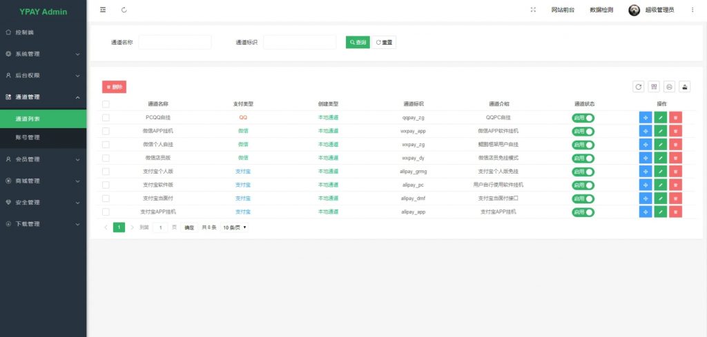 免授权源支付系统源码 V7版全开源